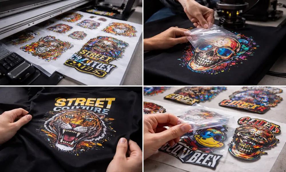 چاپ DTF روی لباس  در شهر چاپ 