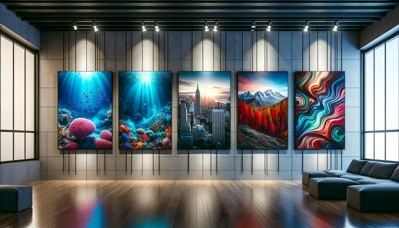 تولید تابلوهای دکوری با دستگاه فلت بد 